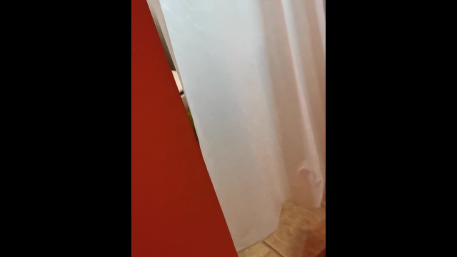 Spying on my cousin bathing and ends up giving me a blowjob Spanish Latina Porn